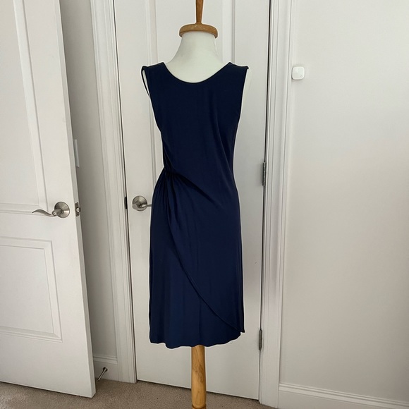 Garnet Hill, Navy Dress, Size Small - Picture 3 of 12